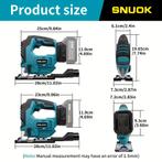 Decoupeerzaag - Met 1 Accus - 3000Mah - Blauw - SNOK •, Doe-het-zelf en Verbouw, Verzenden, Zo goed als nieuw