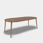 Tafel Plat Ovaal Eikenhout  Konisch  140x90, Huis en Inrichting, Tafels | Eettafels, Nieuw