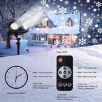 LED Kerst Projector met Bewegende Sneeuwvlokken –, Nieuw, Verzenden