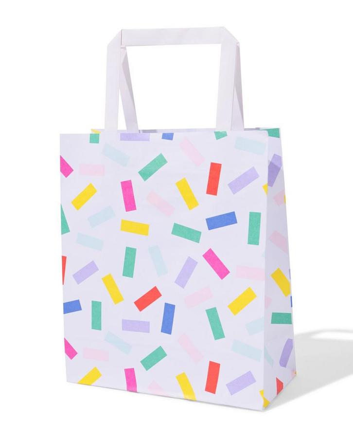 HEMA Cadeautasjes M confetti - 6 stuks, Hobby en Vrije tijd, Feestartikelen, Nieuw, Verzenden