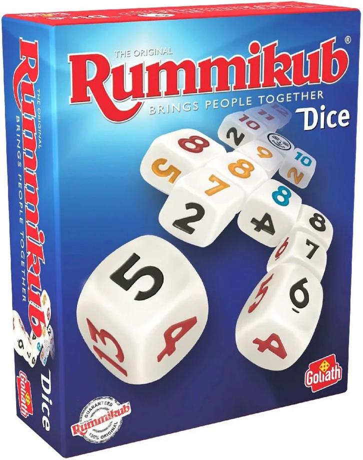 Rummikub Dice | Goliath - Dobbelspellen, Hobby en Vrije tijd, Gezelschapsspellen | Bordspellen, Nieuw, Verzenden