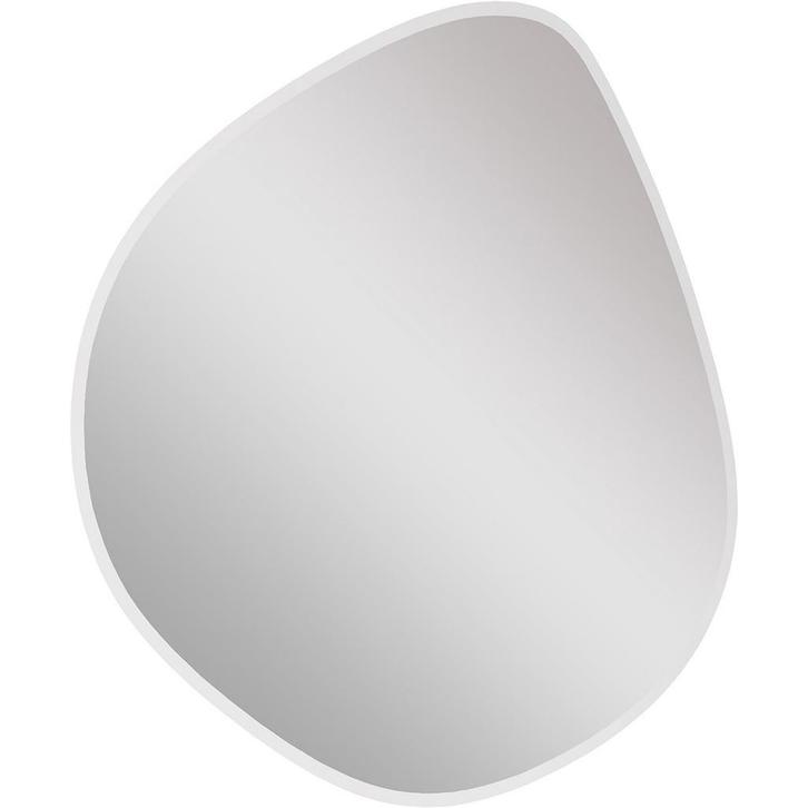 Spiegel - Livion Aleyna - Facetspiegel - Ovaal - Spiegelglas, Huis en Inrichting, Woonaccessoires | Spiegels, Nieuw, Ophalen of Verzenden