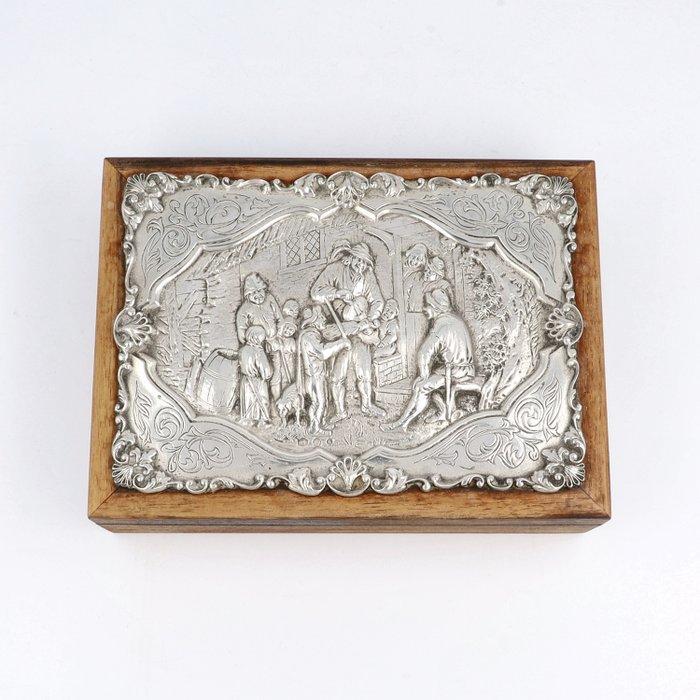 Sigarendoos - .835 zilver, Antiek en Kunst, Antiek | Goud en Zilver