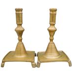 Kaarsenhouder Barok XVIII eeuw (2) - Brons
