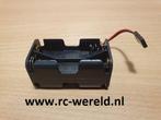 rc boot 4x AA batterijhouder met servo stekker., Hobby en Vrije tijd, Modelbouw | Boten en Schepen, Nieuw, Ophalen of Verzenden