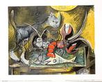 Pablo Picasso (1881-1973) - Nature morte, chat et homard,