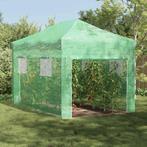 vidaXL Kas met dak Groen 280 x 410 x 315 cm Staal, Tuin en Terras, Kassen, Verzenden, Nieuw