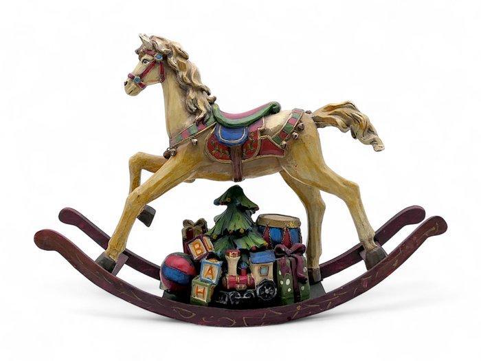 Scatola Musicale Natalizia Mod. Rocking Horse - Legno, Diversen, Kerst