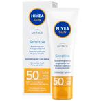 NIVEA Sun Face Sensitive SPF50 Gezichtszonnecrème, Verzenden, Nieuw