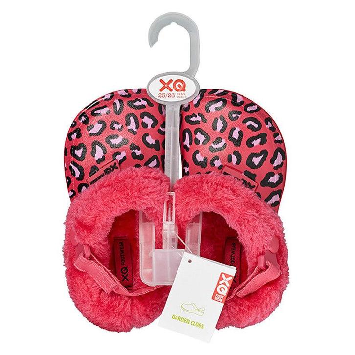XQ Kids Klompen Bontje Luipaardprint - Instap &, Kleding | Heren, Schoenen, Ophalen of Verzenden