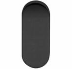 Blind plaatje ovaal 12mm zwart, Verzenden, Nieuw