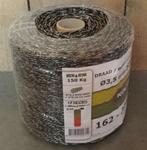 Schrikdraad, zwart, 500 mtr met 6 RVS + 3 koperdraden, Dieren en Toebehoren, Overige Dieren-accessoires, Ophalen of Verzenden