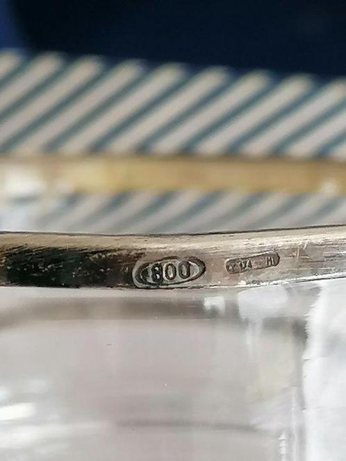 Asbak (3) - Individuele asbak - .800 zilver, Antiek en Kunst, Antiek | Goud en Zilver