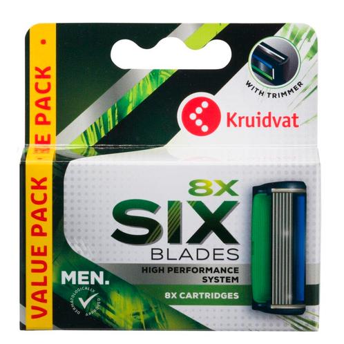 Kruidvat For Men Six Blades Scheermesjes, Witgoed en Apparatuur, Persoonlijke-verzorgingsapparatuur, Nieuw, Verzenden