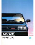 1991 VOLKSWAGEN POLO G40 BROCHURE DUITS, Boeken, Nieuw, Volkswagen, Author