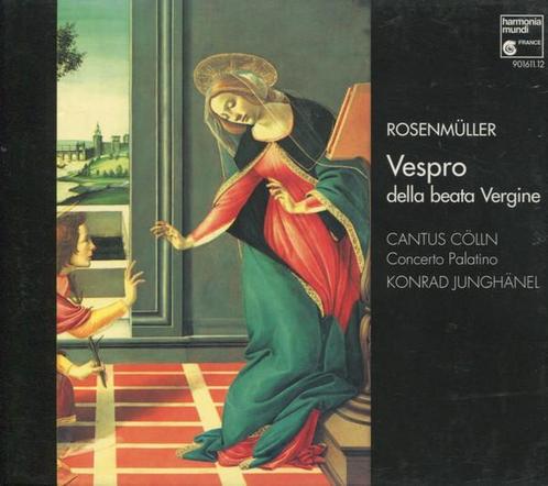 cd - RosenmÃ¼ller - Vespro Della Beata Vergine, Cd's en Dvd's, Cd's | Overige Cd's, Zo goed als nieuw, Verzenden