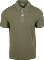 Lacoste Poloshirt Pique Olijfgroen maat M Heren, Lacoste, Nieuw, Groen, Verzenden