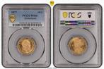 Gouden Willem III 10 gulden 1877 MS66 PCGS gecertificeerd, Postzegels en Munten, Munten | Nederland, Goud, Losse munt, Verzenden