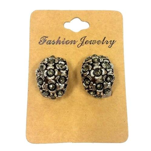 Fako Bijoux® - Clip Oorbellen - Ovaal - Strass - Breed -, Sieraden, Tassen en Uiterlijk, Oorbellen, Verzenden