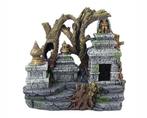 Tempel met boomstronken OS-324 - aquarium decoratie, Dieren en Toebehoren, Vissen | Aquaria en Toebehoren, Ophalen of Verzenden