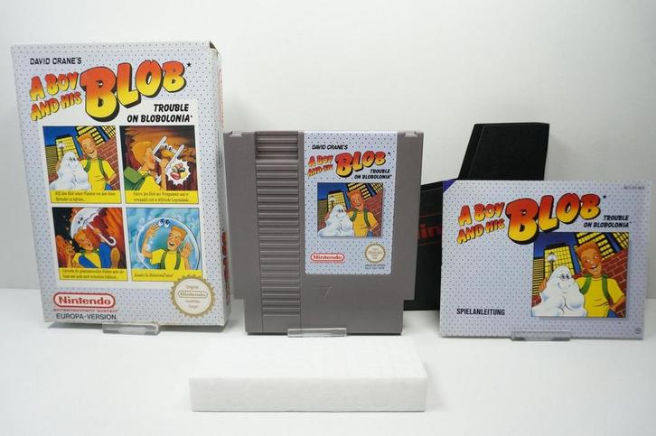 David Cranes A Boy and His Blob: Trouble on Blobolonia -, Spelcomputers en Games, Games | Nintendo NES, Zo goed als nieuw, Ophalen of Verzenden