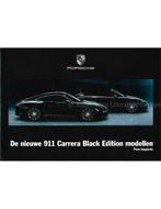 2015 PORSCHE 911 BLACK EDITION BROCHURE NEDERLANDS, Boeken, Auto's | Folders en Tijdschriften, Nieuw, Porsche, Author