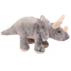 Eco Knuffel met geborduurde oogjes - Dinosaurus - Triceratop, Kinderen en Baby's, Speelgoed | Knuffels en Pluche, Nieuw, Ophalen of Verzenden