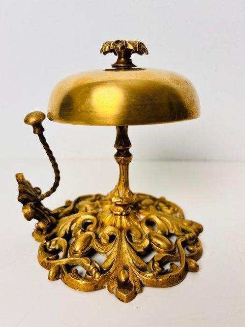 Servicebel - Victoriaanse hotelbel / receptiebel / tafelbel, Antiek en Kunst, Curiosa en Brocante