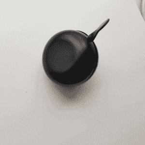 Grote dingdong bel mat zwart, Fietsen en Brommers, Fietsonderdelen, Nieuw, Verzenden