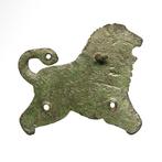 Oud-Romeins Brons Lion Horse Harness Mount, Antiek en Kunst
