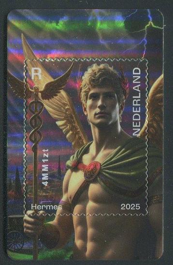Nederland 2025 - Crypto stamp HERMES ROOD - NVPH CR5 beschikbaar voor biedingen