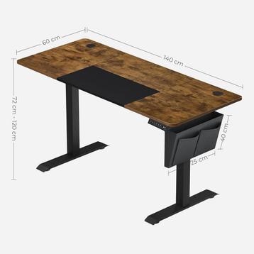 Songmics LSD016X01 Verstelbaar bureau van €216 voor €159 beschikbaar voor biedingen