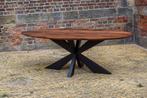 Le Havre noten ovaal | nieuw via de webwinkel snel leverbaar, 100 tot 150 cm, Moderne stijl noten eettafel collectie bij Meubelfabriek Westra