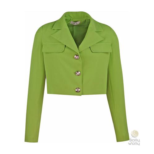 Verysimple • korte groene blazer • XS (IT40), Kleding | Dames, Truien en Vesten, Groen, Nieuw, Maat 34 (XS) of kleiner, Verzenden
