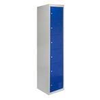 Lockerkast Metaal Kluisjes - Blauw - 6 Deurs -, Verzenden