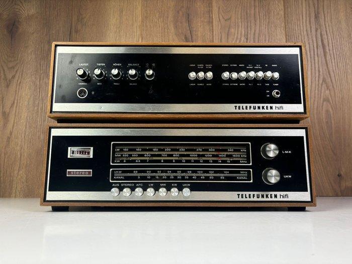 Telefunken - V201 Amplifier - T201 Tuner Stereoset, Audio, Tv en Foto, Radio's