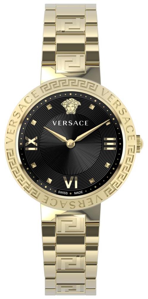 Versace VE2K00721 Greca Lady dameshorloge 36 mm, Sieraden, Tassen en Uiterlijk, Horloges | Dames, Staal, Nieuw, Staal, Overige merken