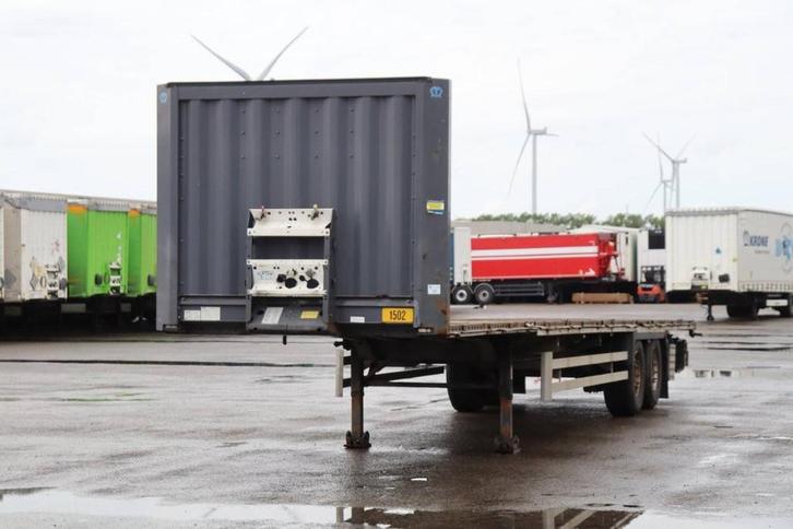 Veiling: Containerchassis Krone SZ 2016, Auto's, Vrachtwagens, BTW verrekenbaar, Overige brandstoffen, Overige kleuren, Aanhangers en Opleggers