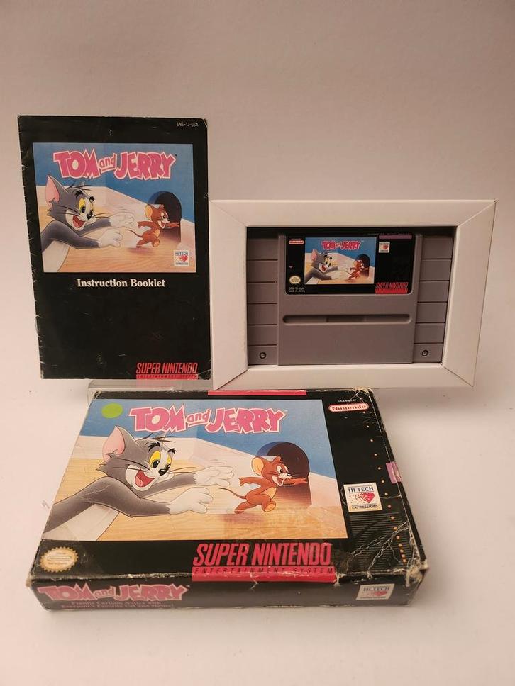 Tom and Jerry Boxed American Edition SNES, Spelcomputers en Games, Games | Nintendo Super NES, Ophalen of Verzenden