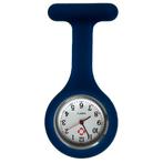 Fako® - Verpleegstershorloge - Siliconen Uni - Navy Blauw, Sieraden, Tassen en Uiterlijk, Horloges | Dames, Verzenden, Nieuw
