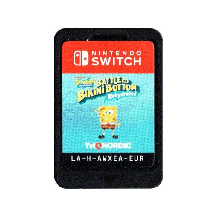 Switch SpongeBob SquarePants Battle for Bikini Bottom Rehydr, Spelcomputers en Games, Spelcomputers | Nintendo Switch, Zo goed als nieuw