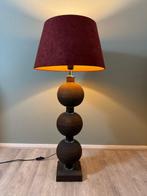 Lamp - Elegante Grote Lamp met Bruine Keramische Bollen,