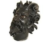 sculptuur, Testa di Fauno - 28 cm - Was, Antiek en Kunst