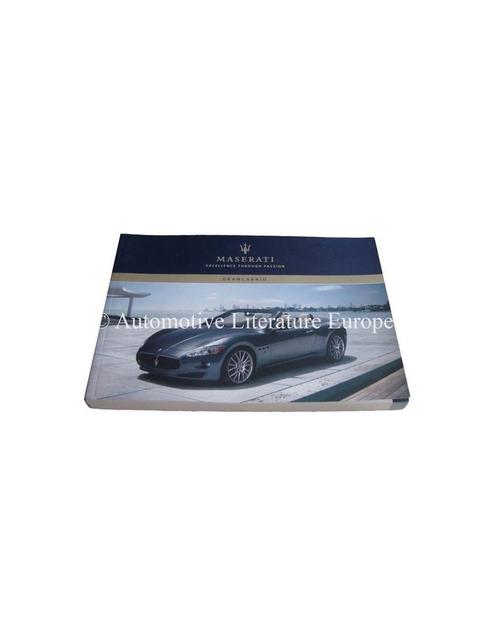 2010 MASERATI GRANCABRIO INSTRUCTIEBOEKJE ITALIAANS, Auto diversen, Handleidingen en Instructieboekjes