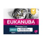 Eukanuba Kippen Pate Graanvrij Adult Kat Multi-Pack 12 x 85, Dieren en Toebehoren, Dierenvoeding, Verzenden