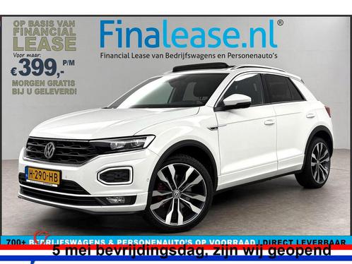 Volkswagen T-Roc 1.5 TSI R-line AUT 150PK Pano LED €399pm, Auto's, Volkswagen, Lease, Automaat, SUV of Terreinwagen, Benzine, Wit