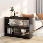 vidaXL Boekenkast/kamerscherm 100x30x72 cm zwart, Huis en Inrichting, 100 tot 150 cm, Verzenden, Nieuw, Minder dan 100 cm