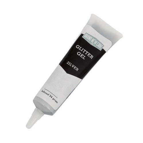 BrandNewCake Schrijftube Glittergel Zilver 34g, Hobby en Vrije tijd, Taarten en Cupcakes maken, Nieuw, Verzenden