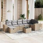 vidaXL 8-delige Loungeset met kussens poly rattan gemengd, Tuin en Terras, Tuinsets en Loungesets, Verzenden, Nieuw, Rotan, Loungeset