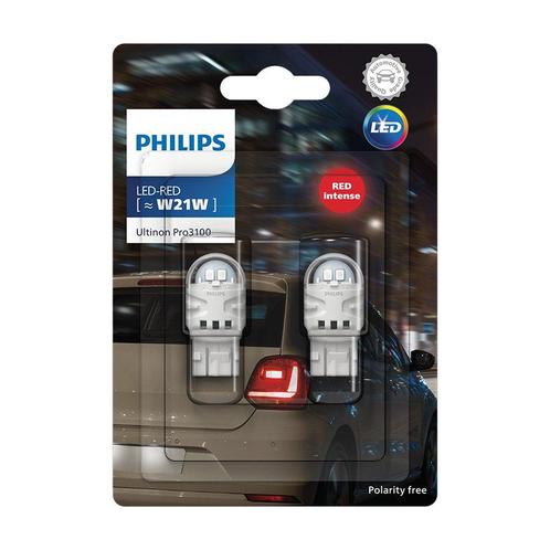 Philips LED Retrofit W21W Rood 12V 2 Stuks, Auto-onderdelen, Verlichting, Nieuw, Ophalen of Verzenden